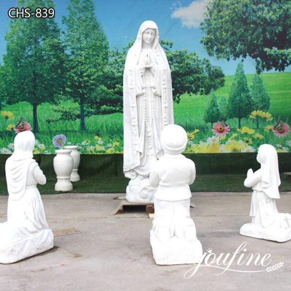 Marble Our Lady of Fatima Statue Religious Decor Wholesale CHS-839 (3)