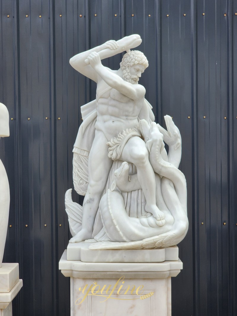 Marble sculpture of Hercules