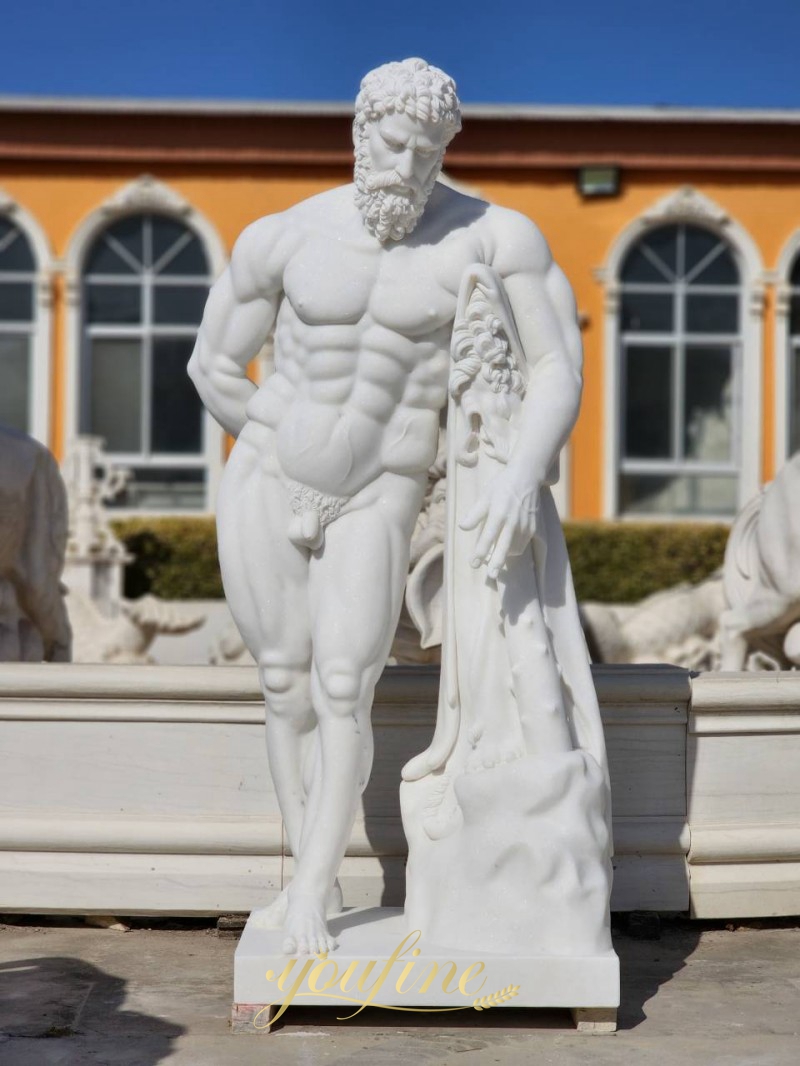 Marble statue of Hercules