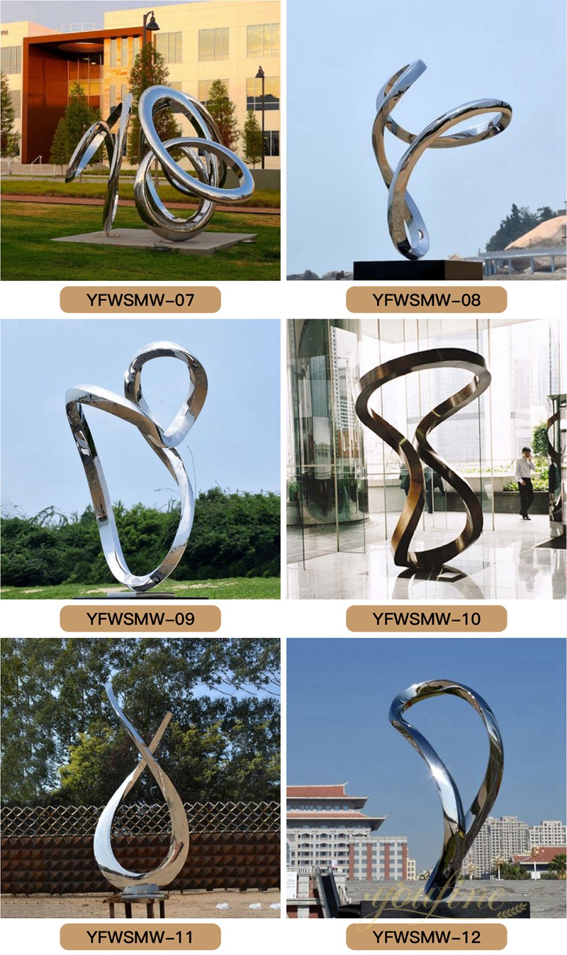 Outdoor Abstract Modern Metal Sculpture for Sale