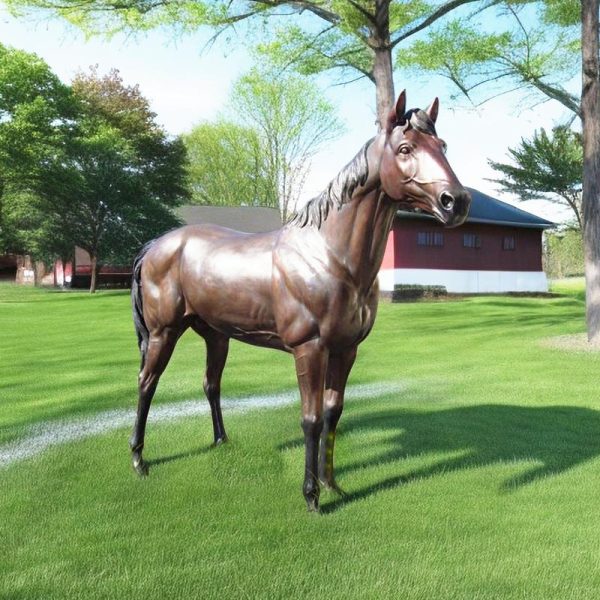 Outdoor Horse Sculpture