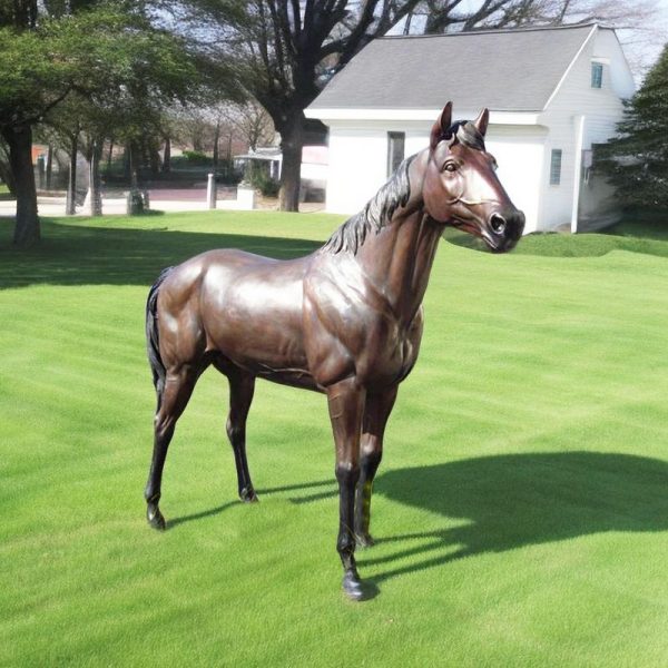 Outdoor bronze Horse Sculpture