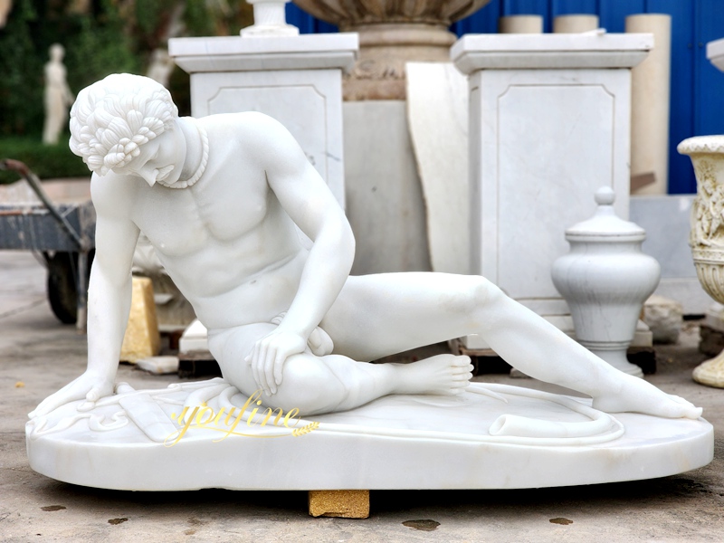 Roman Marble dying gaul statue Replica