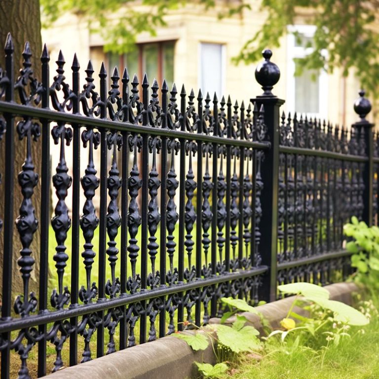 Decorative Wrought Iron Garden Fence Panels Wholesale IOK-250
