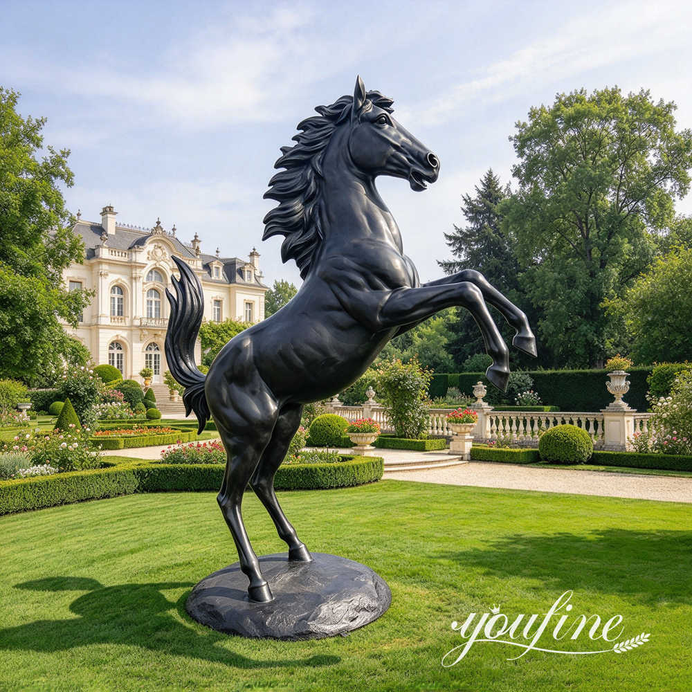 bronzen Ferrari-paardbeeld voor buitendecoratie