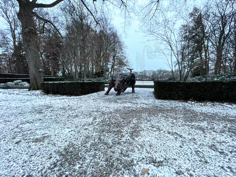 bull statue for square