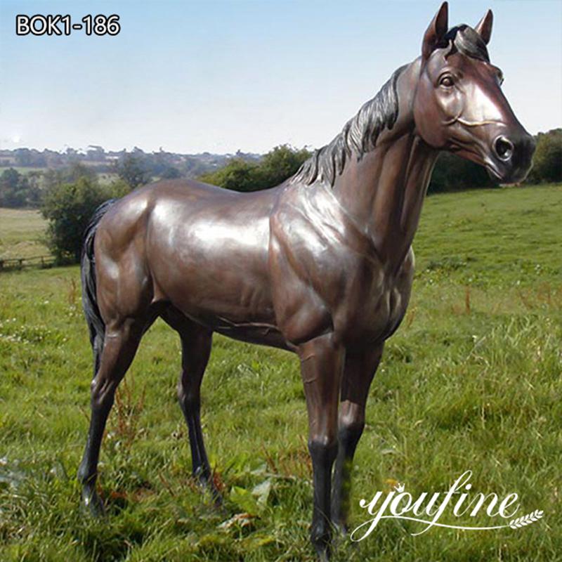 Bronze Outdoor Horse Sculptures Garden Decor Factory Supplier BOK1-186