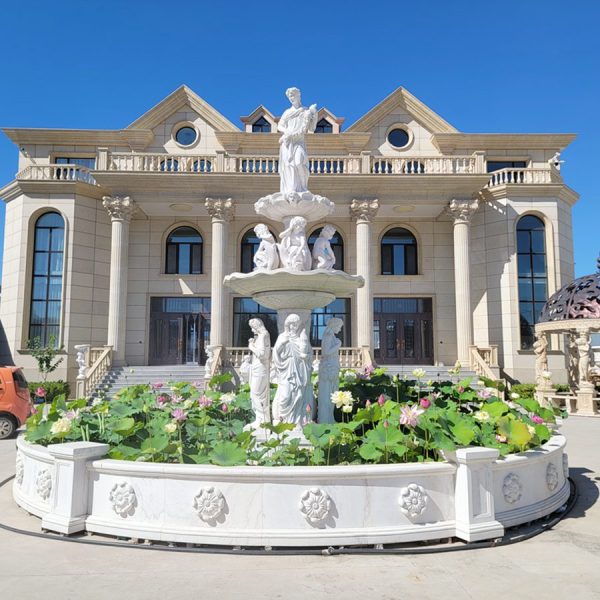 large marble fountain