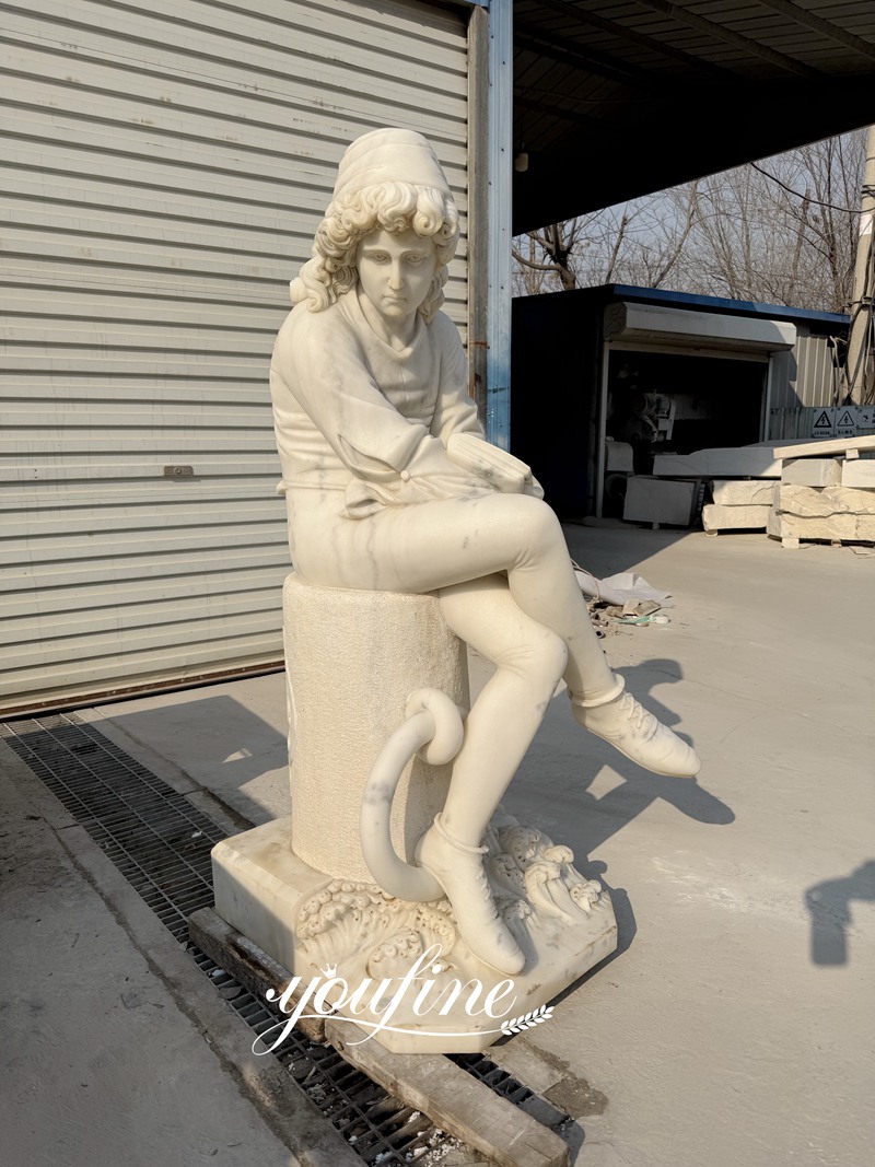 life size Young Columbus Statue
