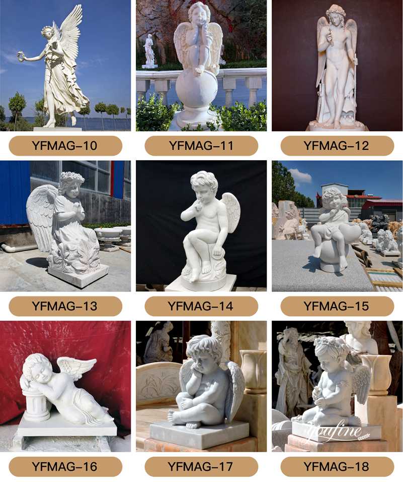 marble angel statue for sale-YouFine Sculpture (5)