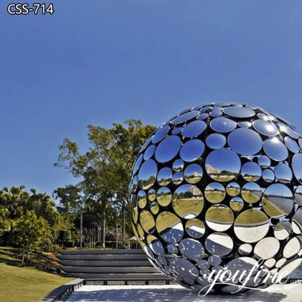 metal sphere sculpture - YouFine Sculpture