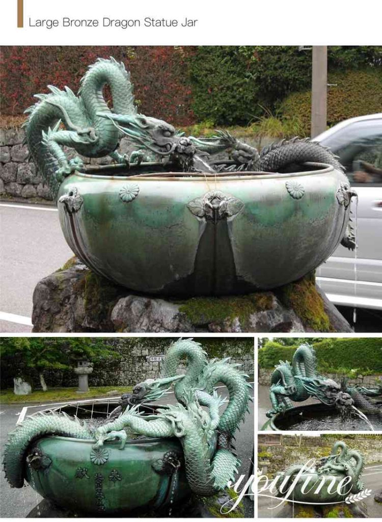 Bronze Dragon Water Fountain Outdoor Decor for Sale BOK1120 YouFine