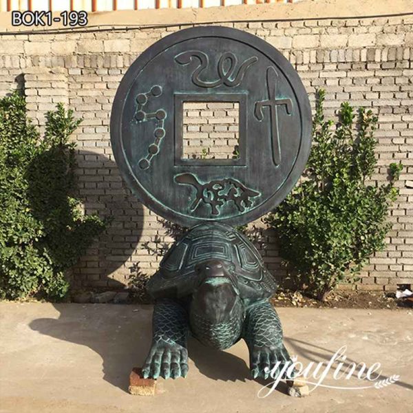 Bronze Giant Tortoise Statue Garden Outdoor Decor  for Sale BOK1-193