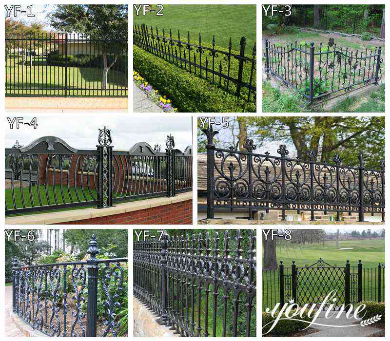 Description of Wrought Iron Garden Fence: