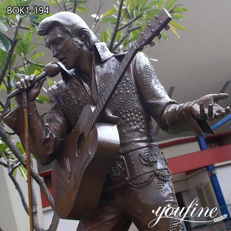 Bronze Elvis Presley Statue-YouFine Sculpture (3)