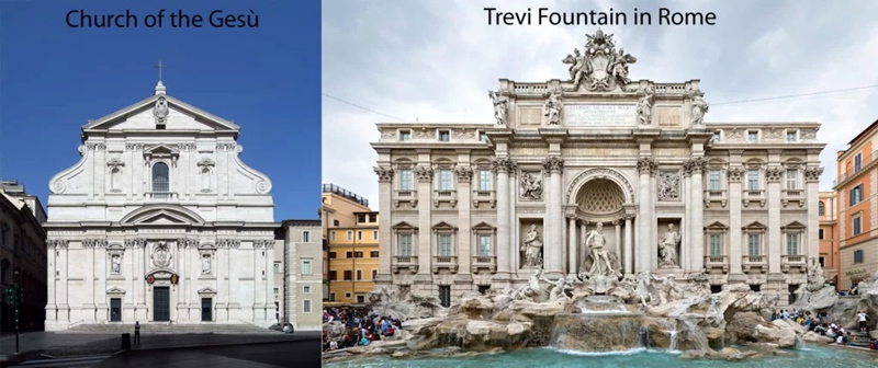 Italy Trevi Fountain design