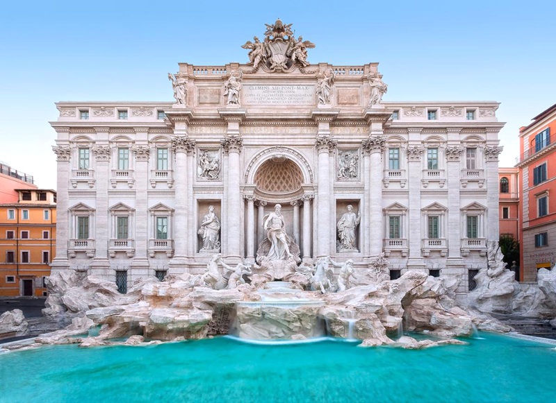 Italy Trevi marble Fountain