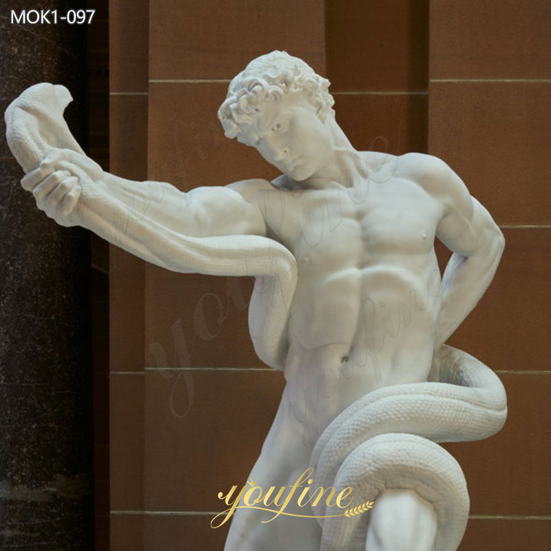 Life-Size-Athlete-Wrestling-with-a-Python-Replica-Marble-Statue-2