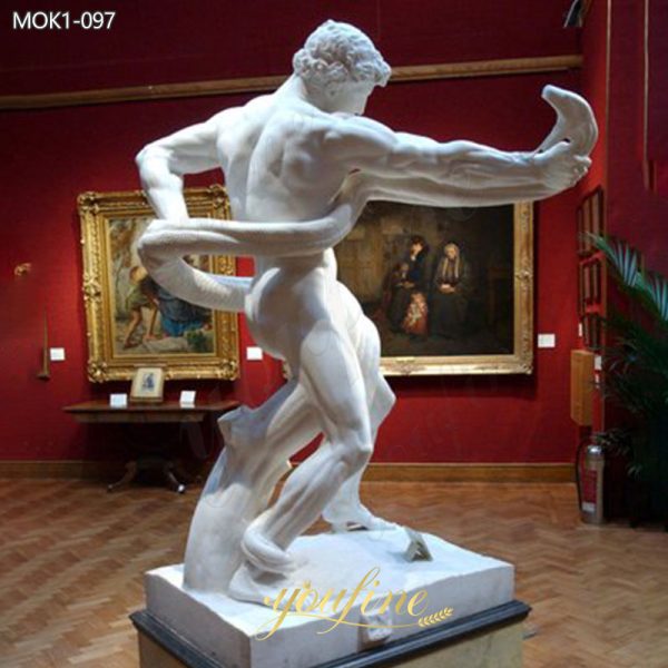 Life-Size-Athlete-Wrestling-with-a-Python-Replica-Marble-Statue