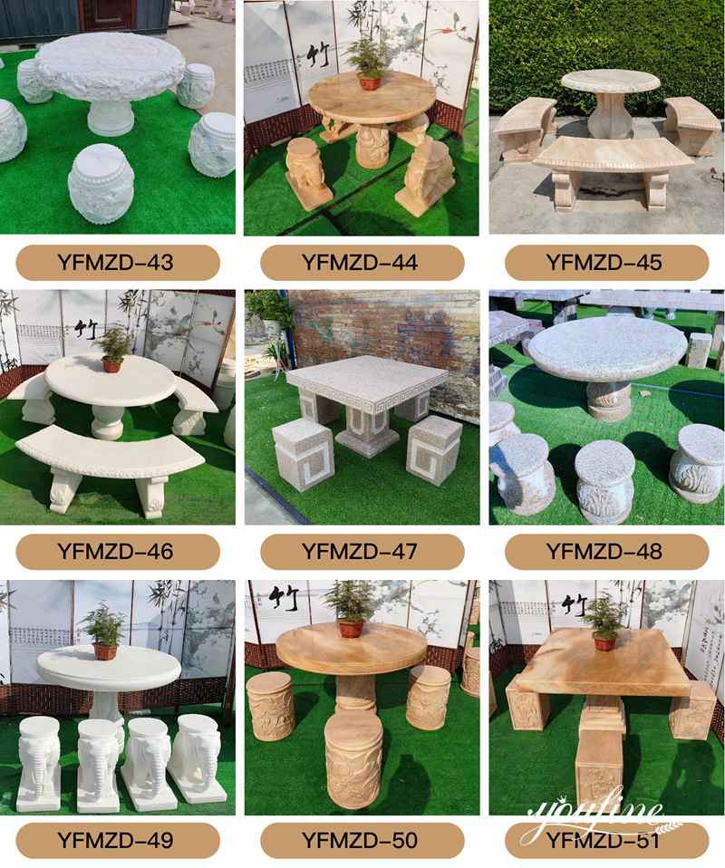 Marble garden decor-YouFine Sculpture (1)