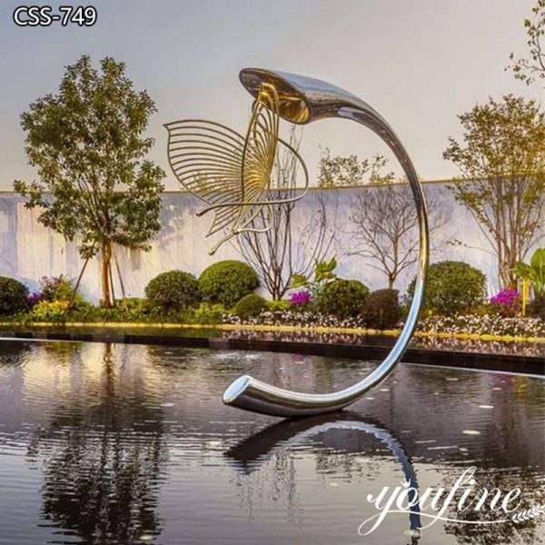 Outdoor Metal Water Feature Sculpture Garden Decor Supplier CSS-749