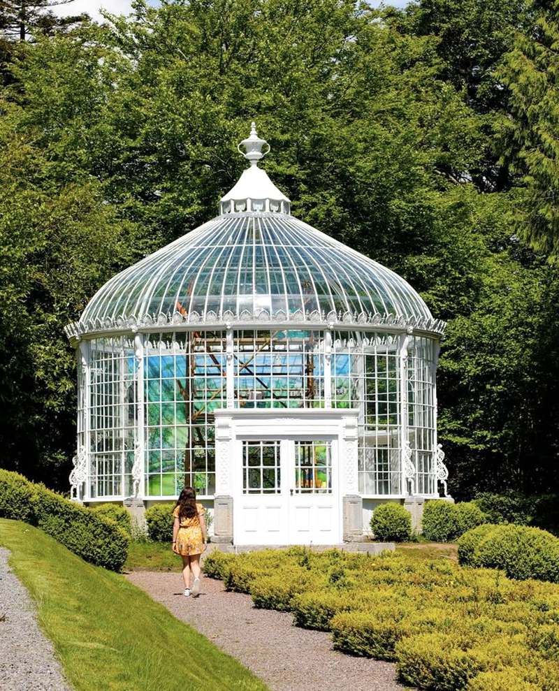 White Outdoor wrought iron wedding gazebo