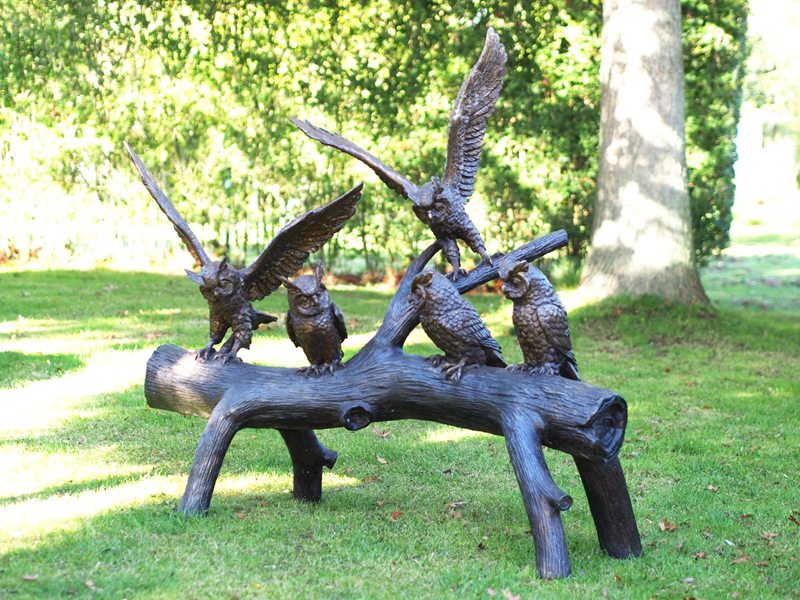 bronze-sculpture-5-owls-on-a-stump
