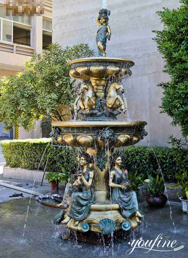 Bronze Fountain Details: