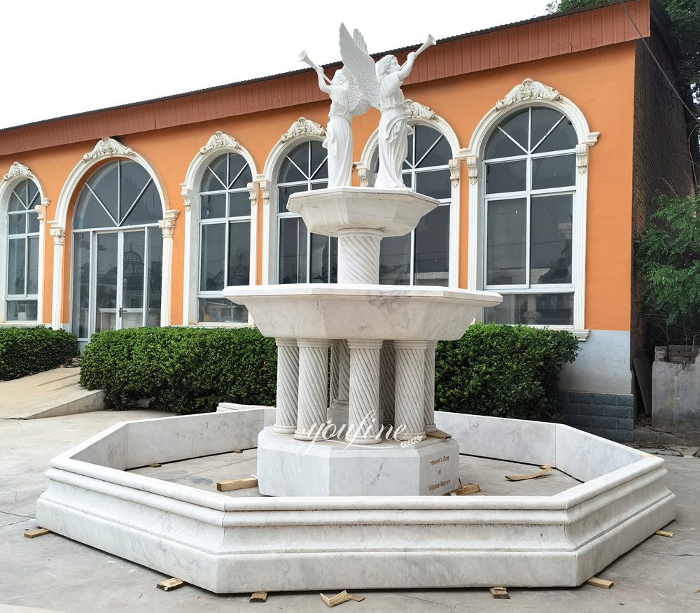 marble angel of the waters statue