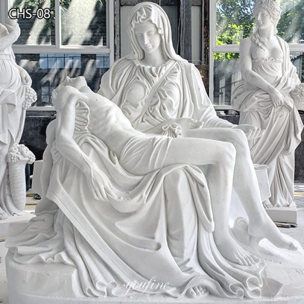 marble pieta statue