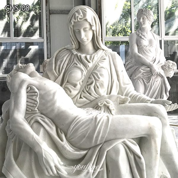 marble pieta statue