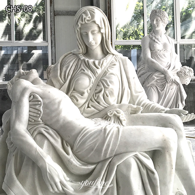 marble pieta statue