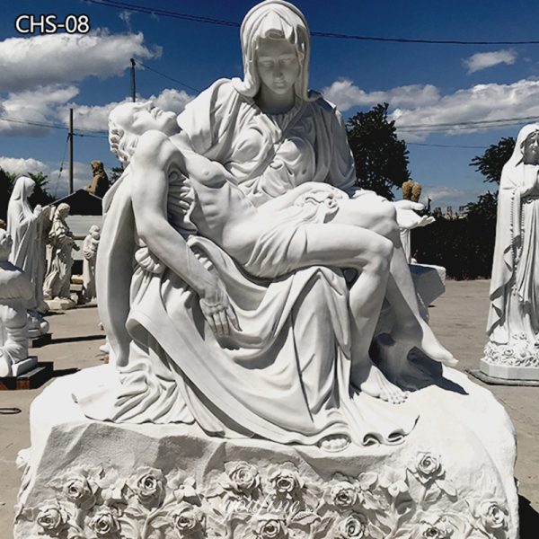 marble pieta statue