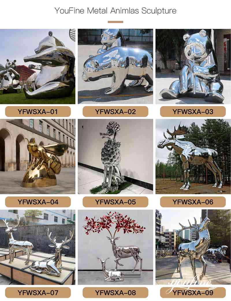 metal animal sculpture - YouFine Sculpture