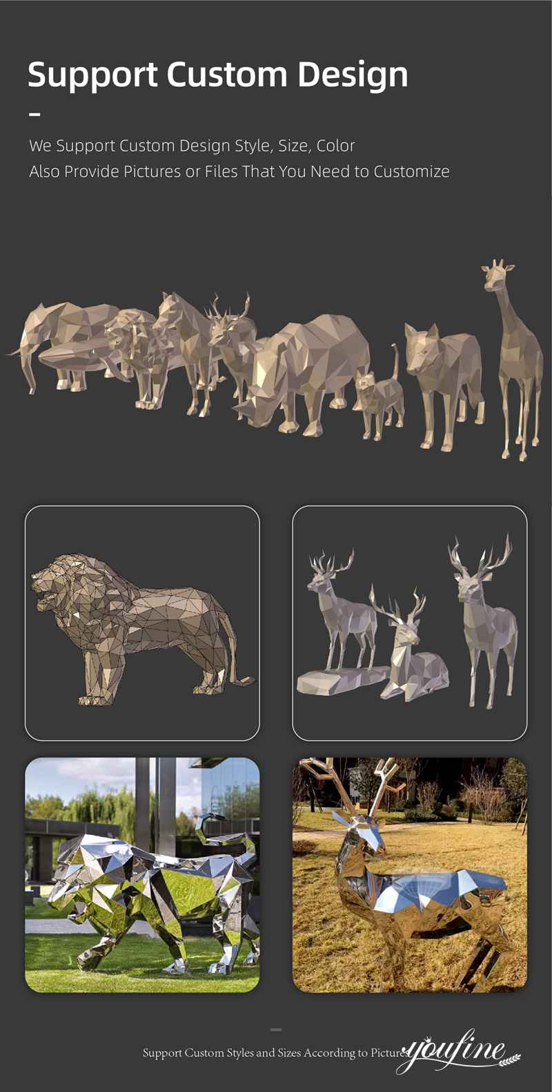 outdoor animal statue - YouFine Sculpture