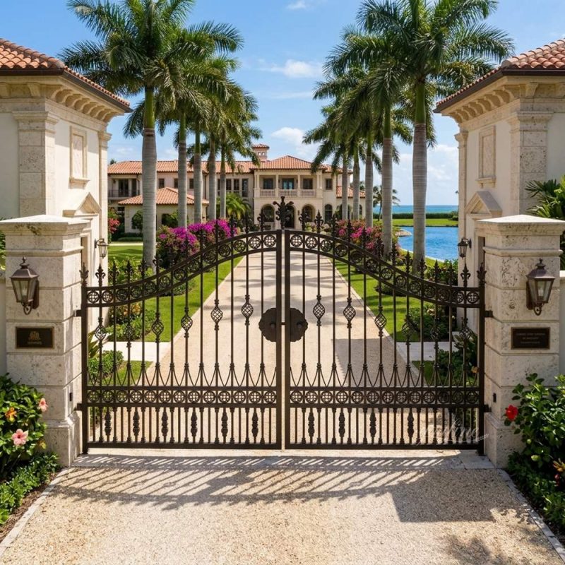 simple front gate designs for house