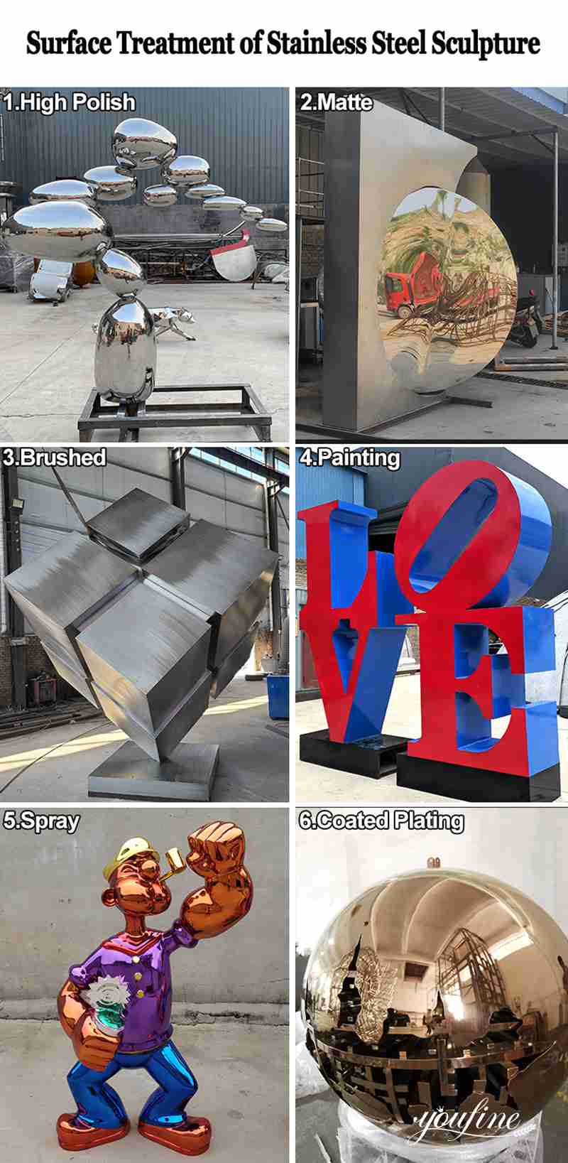 stainless steel sculpture - YouFine Sculpture