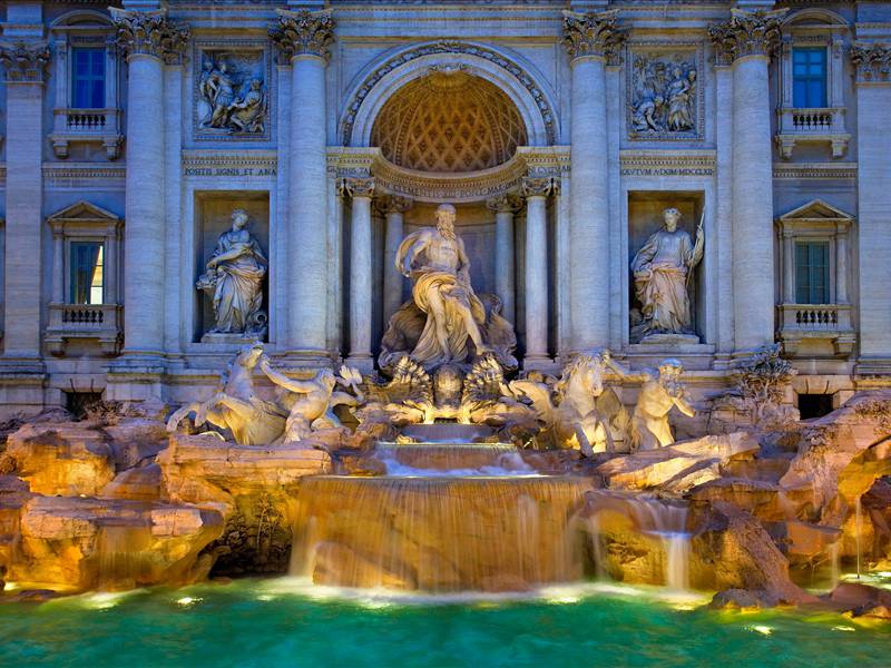 trevi fountain