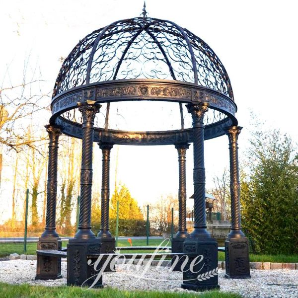 wrought iron gazebo the range-YouFine Sculpture