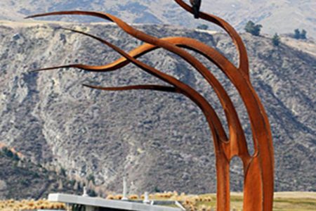 Outdoor Abstract Corten Steel Tree Sculpture for Sale CSS-269