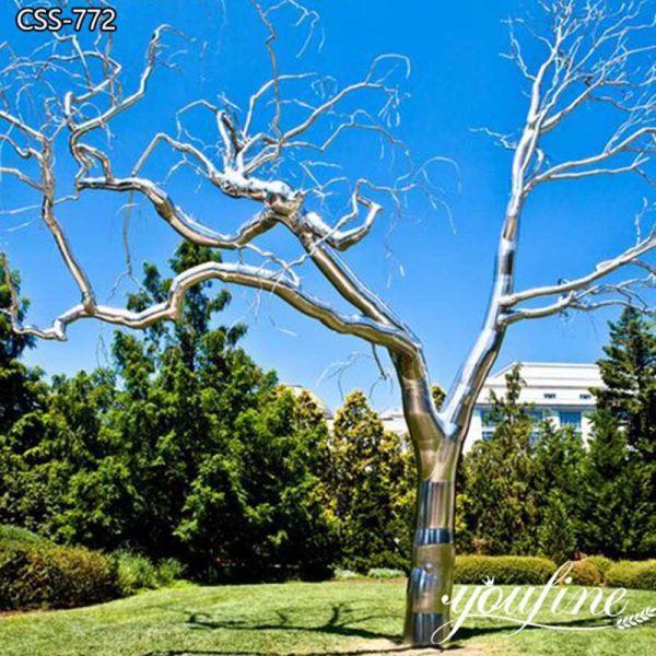 Factory Supply Stainless Steel Tree Sculpture Art Design Decor CSS-772 (2)