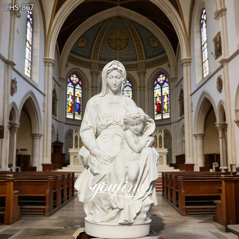 Famous Marble Madonna of Bruges Statue Religious Decor CHS-867