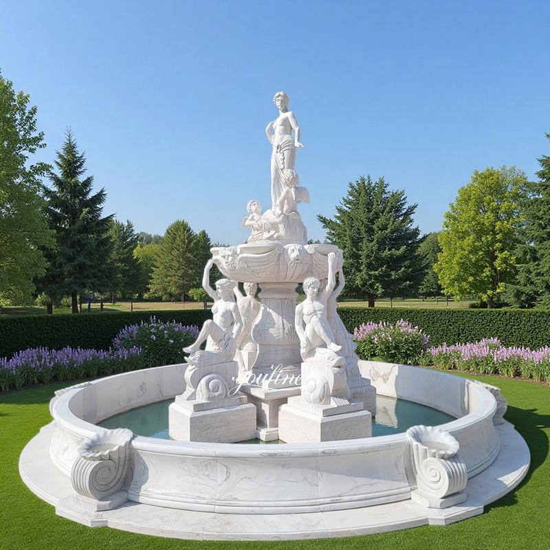 Large White Lady Statue Fountain MOKK-991