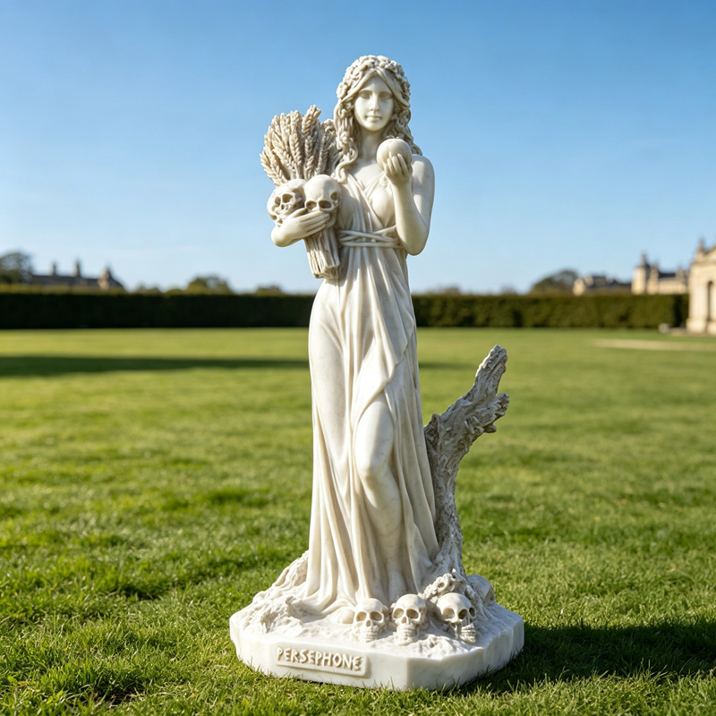 Scultura della dea greca Persefone