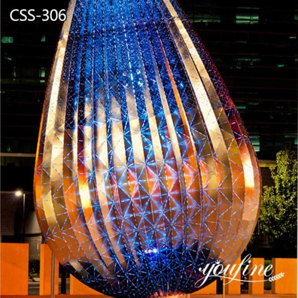 Stainless Steel Outdoor Sculpture Lighting Urban Decor for Sale CSS-306 (2)