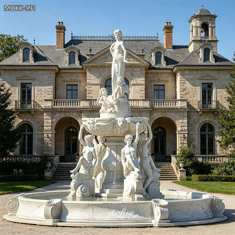 Big Marble Fountain for Sale with Complex Design MOKK-991