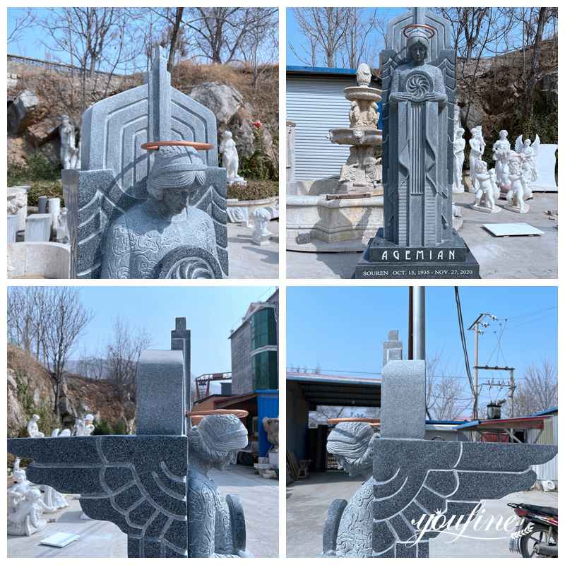 black granite monument - YouFine Sculpture