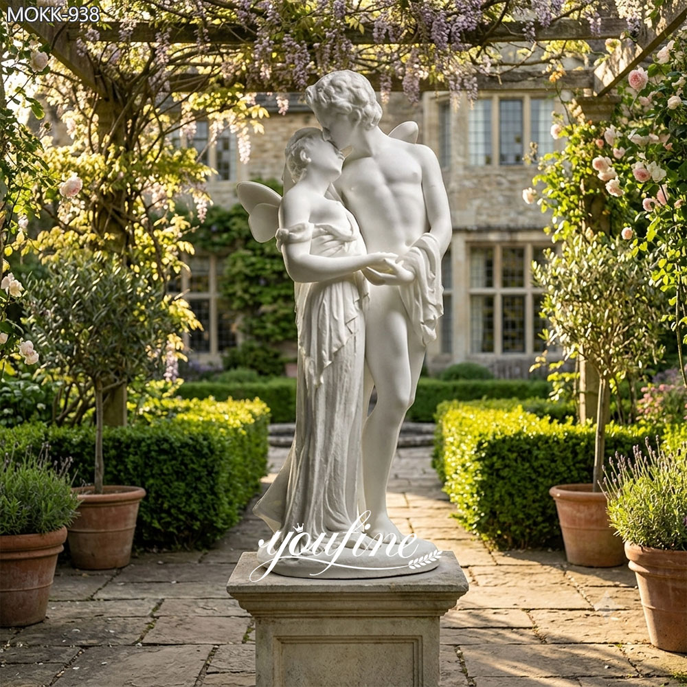 famous Cupid and Psyche Statue by Antonio Giovanni Lanzirotti