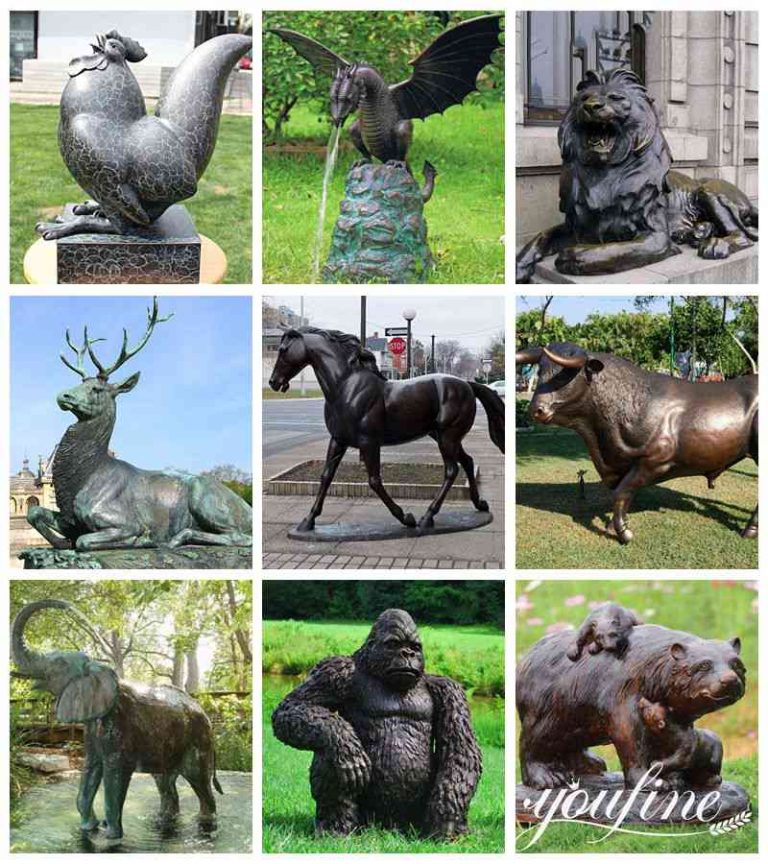 Bronze Bear Yard Statues Garden Art Decor Factory Supplier BOK1190