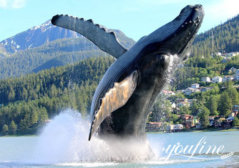 Whale Statue Details: